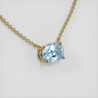 1.85 Ct. Gemstone Necklace, 14K Yellow Gold 2