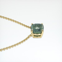5.10 Ct. Bi Color Sapphire Necklace, 14K Yellow Gold 3