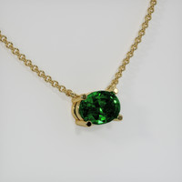 0.72 Ct. Gemstone Necklace, 18K Yellow Gold 2