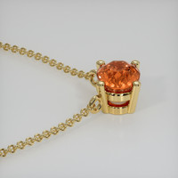 0.80 Ct. Gemstone Necklace, 18K Yellow Gold 3