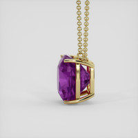 21.91 Ct. Purple Amethyst Necklace, 18K Yellow Gold 3