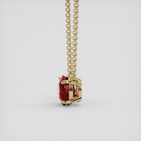 3.41 Ct. Ruby Necklace, 18K Yellow Gold 3