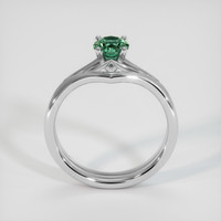 0.69 Ct. Bluish Green Sapphire Ring, Platinum 950 3