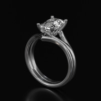 2.22 Ct. Sapphire Ring, Platinum 950 2