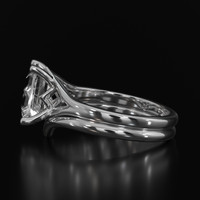2.22 Ct. Sapphire Ring, Platinum 950 4