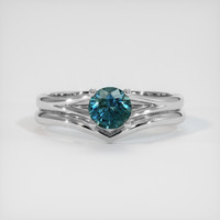 0.83 Ct. Sapphire Ring, Platinum 950 1