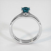 0.83 Ct. Sapphire Ring, Platinum 950 3