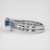 0.83 Ct. Sapphire Ring, Platinum 950 4