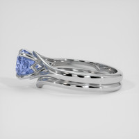 2.57 Ct. Color Change Sapphire Ring, 10K White Gold 4