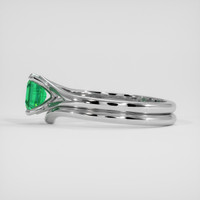 1.01 Ct. Emerald Ring, 18K White Gold 4
