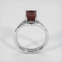 2.93 Ct. Sapphire Ring, 18K White Gold 3