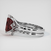 2.93 Ct. Sapphire Ring, 18K White Gold 4