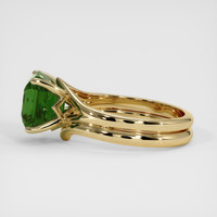 4.08 Ct. Green Sapphire Ring, 10K Yellow Gold 4