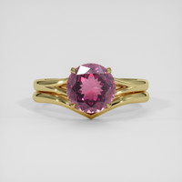2.45 Ct. Pink Spinel Ring, 14K Yellow Gold 1