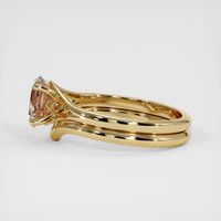 1.69 Ct. Bi Color Sapphire Ring, 14K Yellow Gold 4