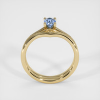 0.75 Ct. Sapphire Ring, 18K Yellow Gold 3
