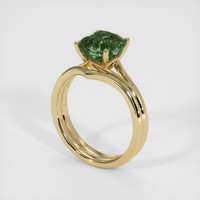 3.14 Ct. Sapphire Ring, 18K Yellow Gold 2