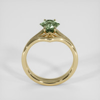 1.46 Ct. Green Sapphire Ring, 18K Yellow Gold 3