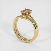 1.69 Ct. Bi Color Sapphire Ring, 18K Yellow Gold 2