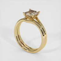 1.14 Ct. Sapphire Ring, 18K Yellow Gold 2