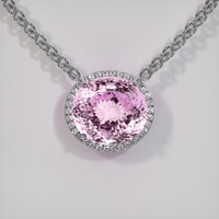 18.30 Ct. Gemstone Necklace, 14K White Gold 1