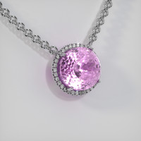 18.30 Ct. Gemstone Necklace, 14K White Gold 2