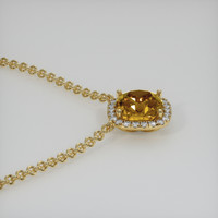 1.61 Ct. Gemstone Necklace, 14K Yellow Gold 3