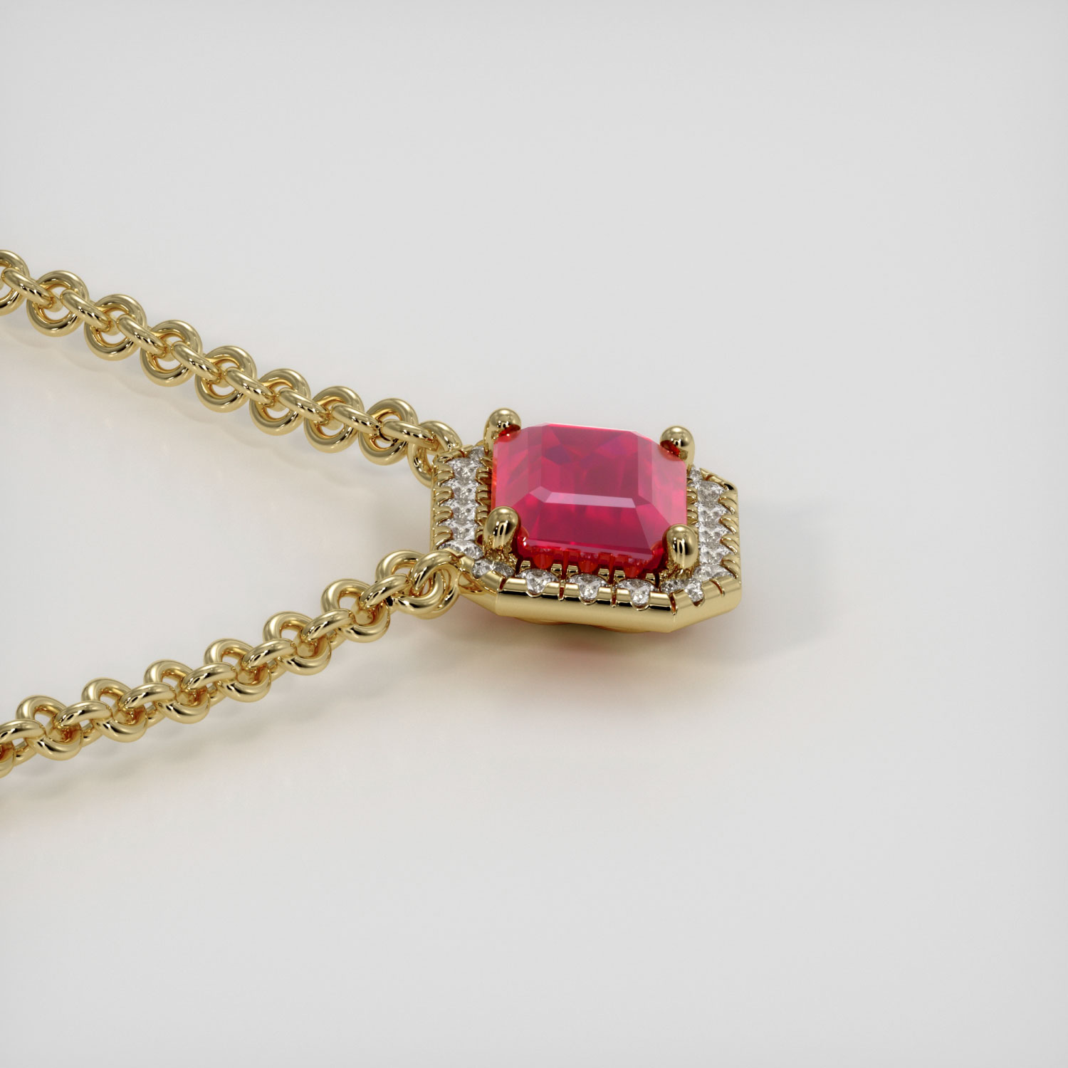 Authentic hot sale ruby necklace