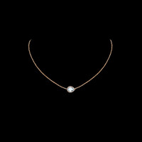 1.22 Ct. Gemstone Necklace, 14K Rose Gold 4