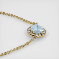 1.22 Ct. Gemstone Necklace, 18K Yellow Gold 3