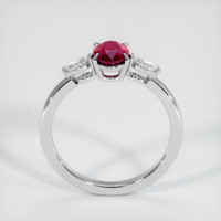 0.97 Ct. Ruby Ring, Platinum 950 3