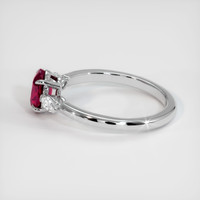 0.97 Ct. Ruby Ring, Platinum 950 4