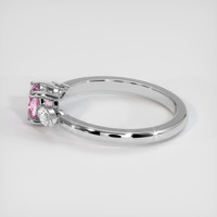 0.70 Ct. Pink Sapphire Ring, Platinum 950 4