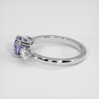 1.07 Ct. Violet Sapphire Ring, Platinum 950 4