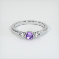 0.26 Ct. Sapphire Ring, Platinum 950 1