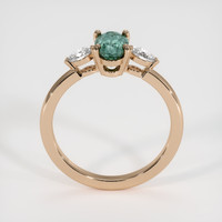 1.39 Ct. Sapphire Ring, 14K Rose Gold 3