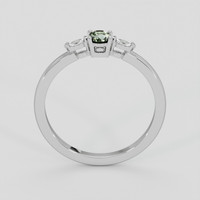 0.17 Ct. Alexandrite Ring, Silver 3