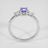 0.75 Ct. Purple Sapphire Ring, 14K White Gold 3