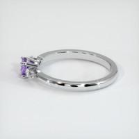 0.26 Ct. Sapphire Ring, 14K White Gold 4
