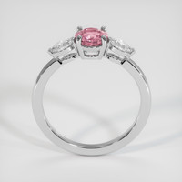 1.15 Ct. Padparadscha Sapphire Ring, 18K White Gold 3