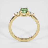 1.03 Ct. Yellowish Green Sapphire Ring, 14K Yellow Gold 3