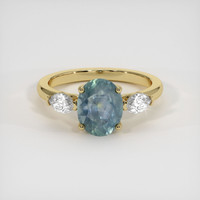 1.92 Ct. Sapphire Ring, 14K Yellow Gold 1