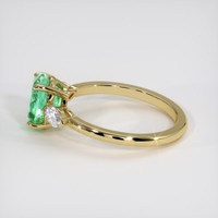 1.58 Ct. Emerald Ring, 18K Yellow Gold 4