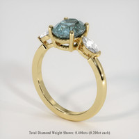 1.92 Ct. Sapphire Ring, 18K Yellow Gold 2