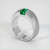 1.18 Ct. Emerald Ring, Platinum 950 2