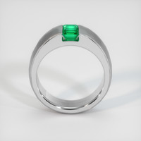 0.80 Ct. Emerald Ring, Platinum 950 3