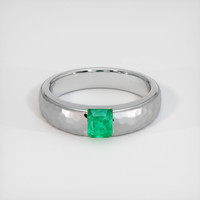 0.99 Ct. Emerald Ring, Platinum 950 1