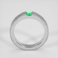 0.20 Ct. Emerald Ring, Platinum 950 3