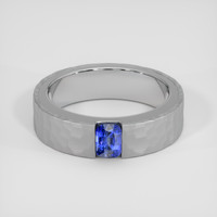 0.94 Ct. Blue Sapphire Ring, Platinum 950 1