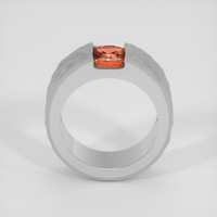 2.54 Ct. Padparadscha Sapphire Ring, Platinum 950 3